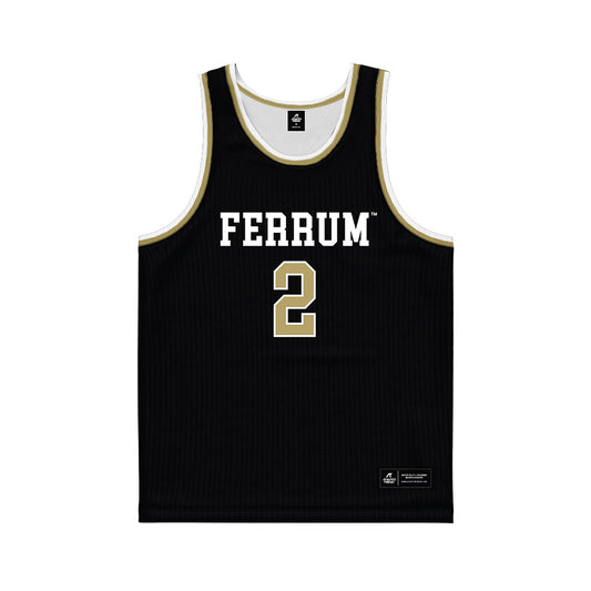 Ferrum - NCAA Women's Basketball : Star Ramos - Black Basketball Jersey-0