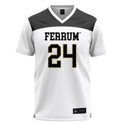 Ferrum - NCAA Women's Lacrosse : Makaila Veney - White Lacrosse Jersey -0