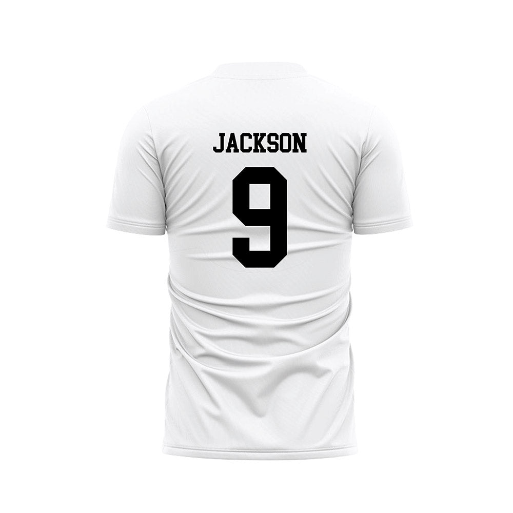 Ferrum - NCAA Women's Soccer : Brooke Jackson - White Soccer Jersey-1