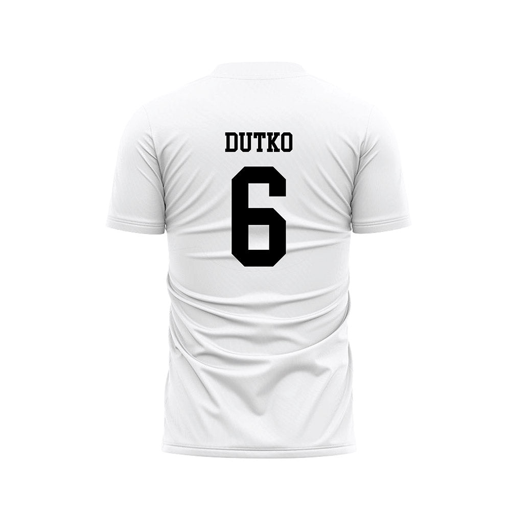 Ferrum - NCAA Women's Soccer : Taylor Dutko - White Soccer Jersey-1