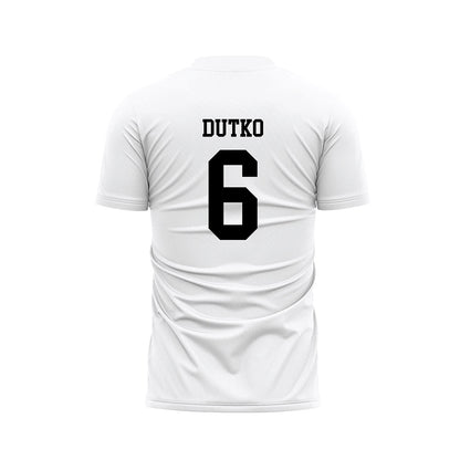 Ferrum - NCAA Women's Soccer : Taylor Dutko - White Soccer Jersey-1