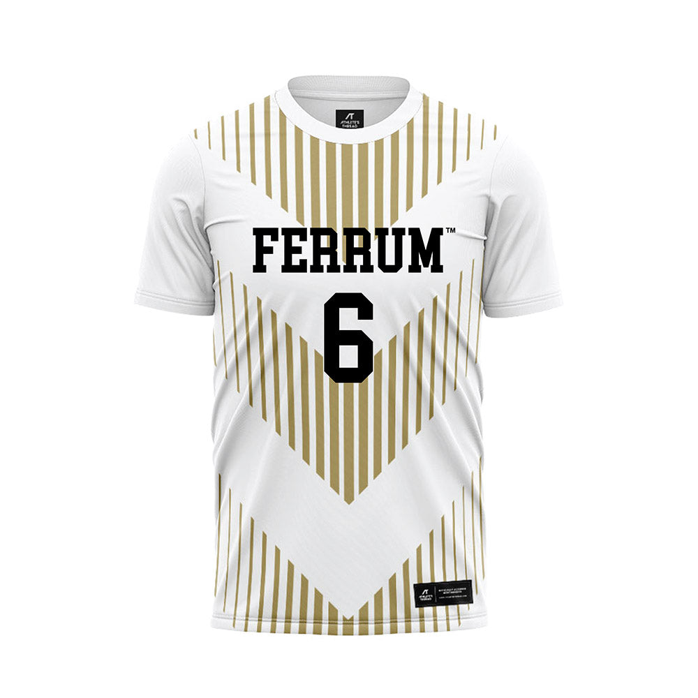 Ferrum - NCAA Women's Soccer : Taylor Dutko - White Soccer Jersey-0