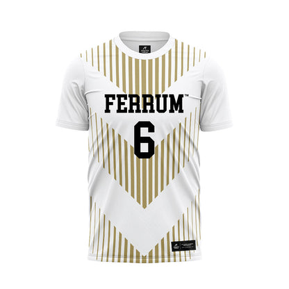 Ferrum - NCAA Women's Soccer : Taylor Dutko - White Soccer Jersey-0