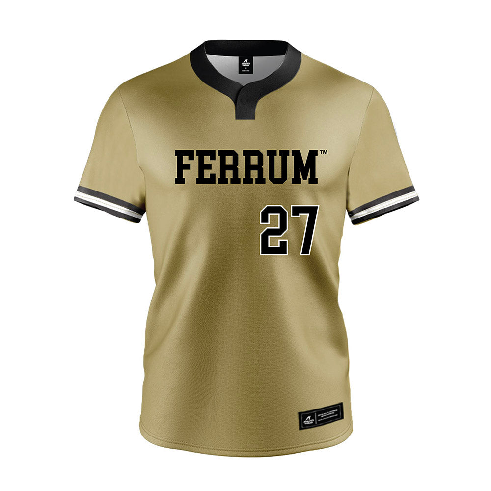 Ferrum - NCAA Softball : Sydney Bisson - Olive Jersey-0