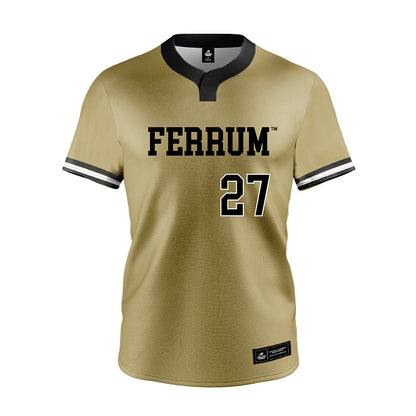 Ferrum - NCAA Softball : Sydney Bisson - Olive Jersey-0