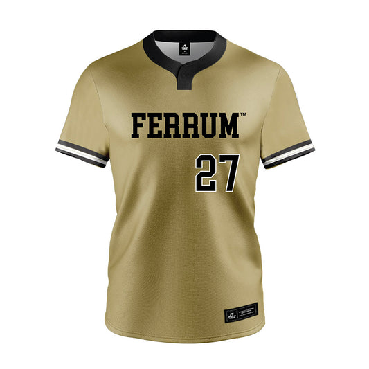 Ferrum - NCAA Softball : Sydney Bisson - Olive Jersey-0