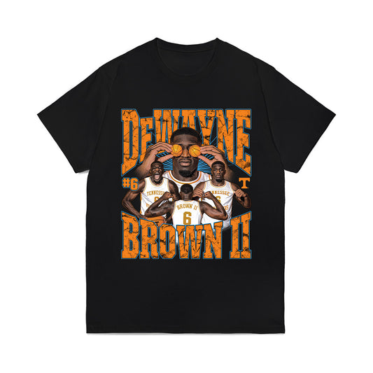 Tennessee - NCAA Men's Basketball : Dewayne Brown II - Collage Comfort Colors T-Shirt-0