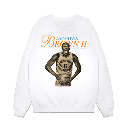 Tennessee - NCAA Men's Basketball : Dewayne Brown II - Legacy Premium Crewneck Sweatshirt-0