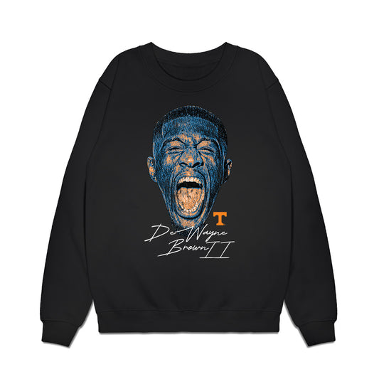 Tennessee - NCAA Men's Basketball : Dewayne Brown II - Gameface Premium Crewneck Sweatshirt-0