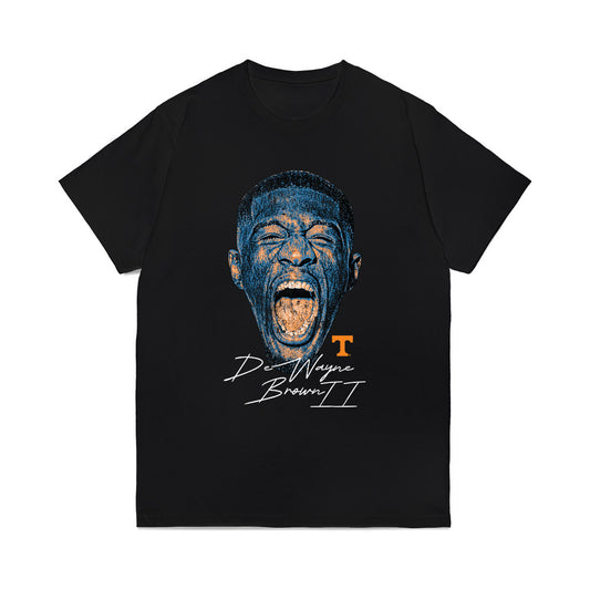Tennessee - NCAA Men's Basketball : Dewayne Brown II - Gameface Comfort Colors T-Shirt-0
