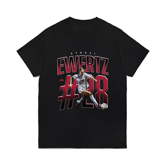 Arkansas - NCAA Women's Soccer : Kyndal Ewertz - Collage Comfort Colors T-Shirt-0