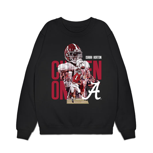 Alabama - NCAA Football : Isaiah Horton - Chosen One Graphic Premium Crewneck Sweatshirt-0