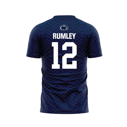 Penn State - NCAA Men's Soccer : Matiwos Rumley - Navy Soccer Jersey-1