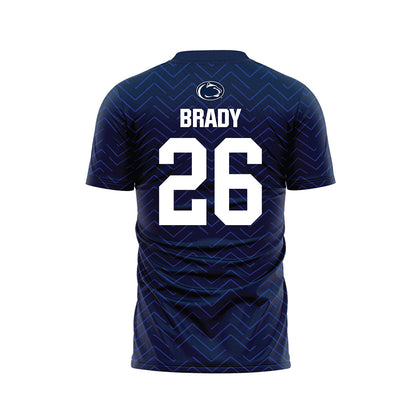 Penn State - NCAA Men's Soccer : Conrad Brady - Navy Soccer Jersey-1