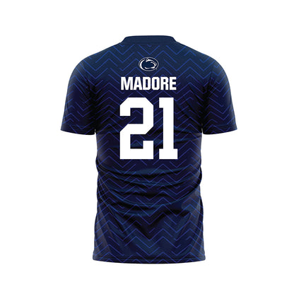 Penn State - NCAA Men's Soccer : Ben Madore - Navy Soccer Jersey-1