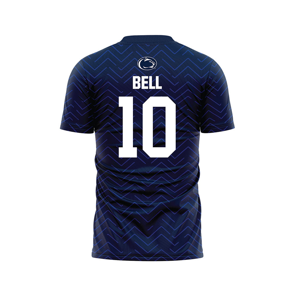 Penn State - NCAA Men's Soccer : Freddie Bell - Navy Soccer Jersey-1
