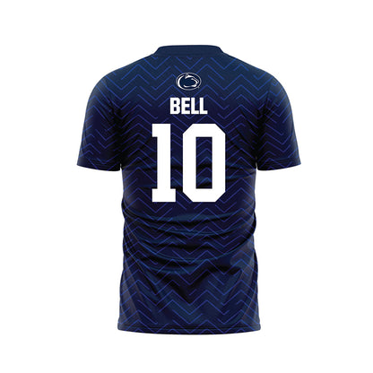 Penn State - NCAA Men's Soccer : Freddie Bell - Navy Soccer Jersey-1