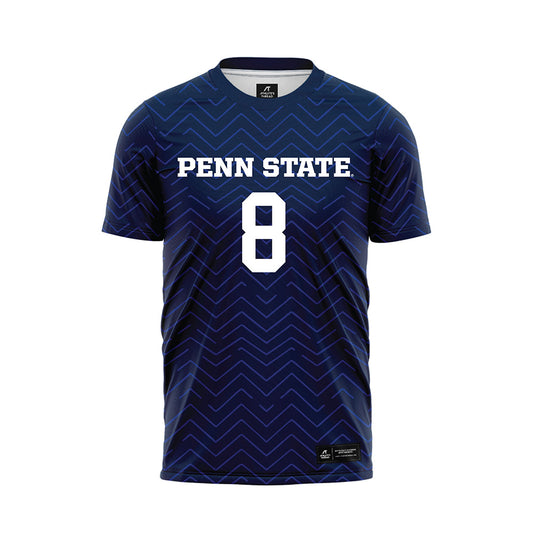 Penn State - NCAA Men's Soccer : Christian Dionne - Navy Soccer Jersey-0