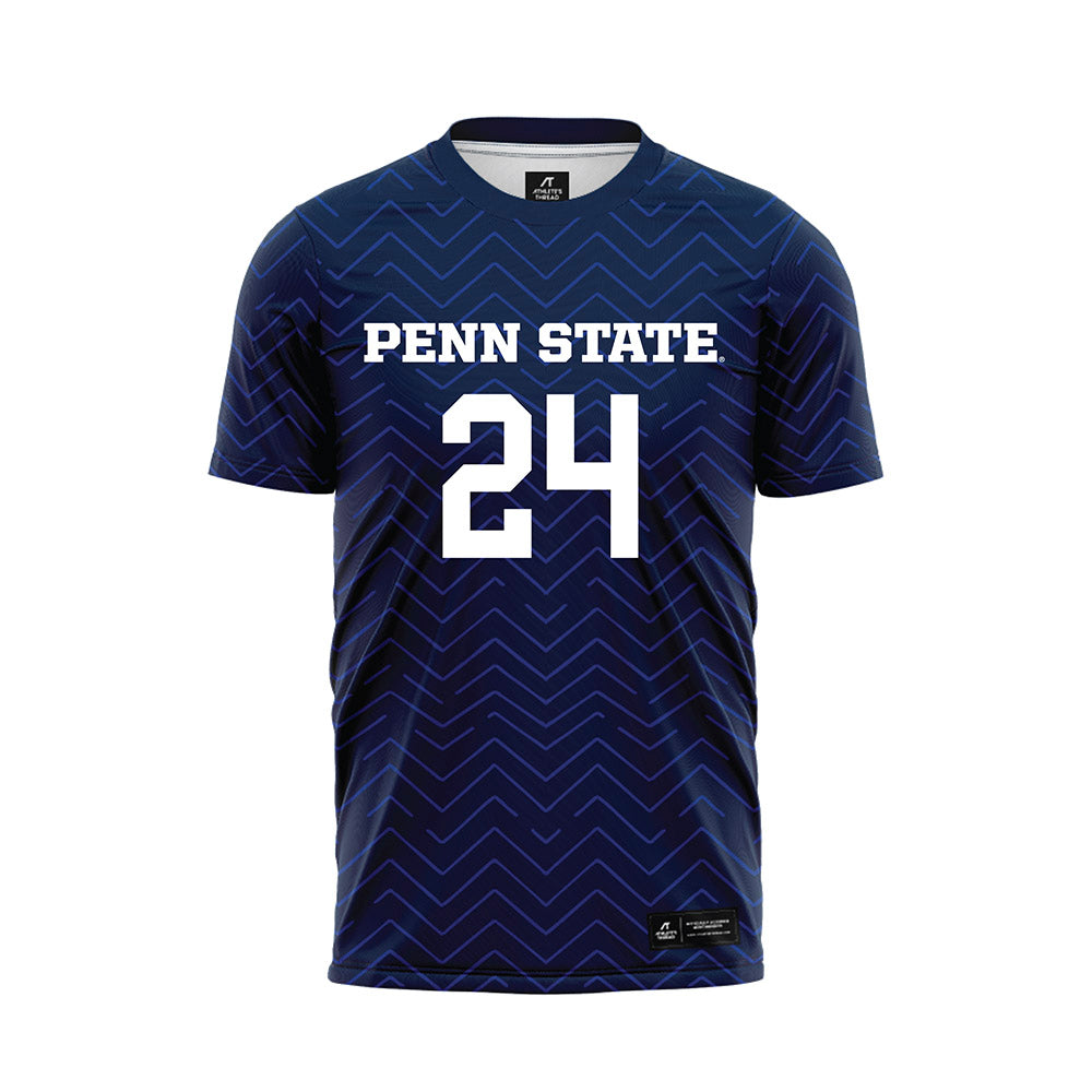 Penn State - NCAA Men's Soccer : Sebastian Delacruz - Navy Soccer Jersey-0