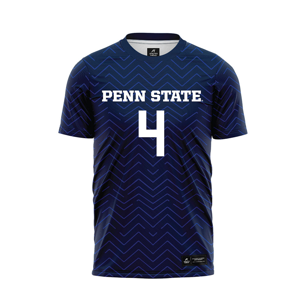 Penn State - NCAA Men's Soccer : Samuel Ovesen - Navy Soccer Jersey-0