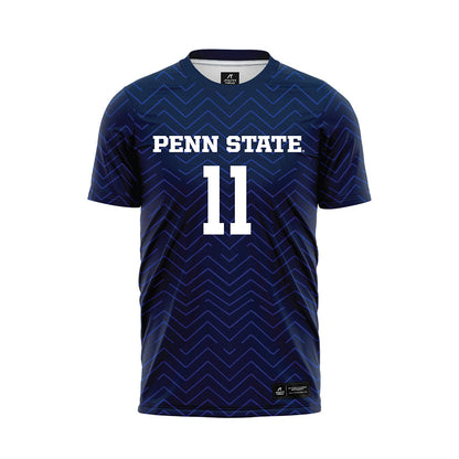 Penn State - NCAA Men's Soccer : Caden Grabfelder - Navy Soccer Jersey-0