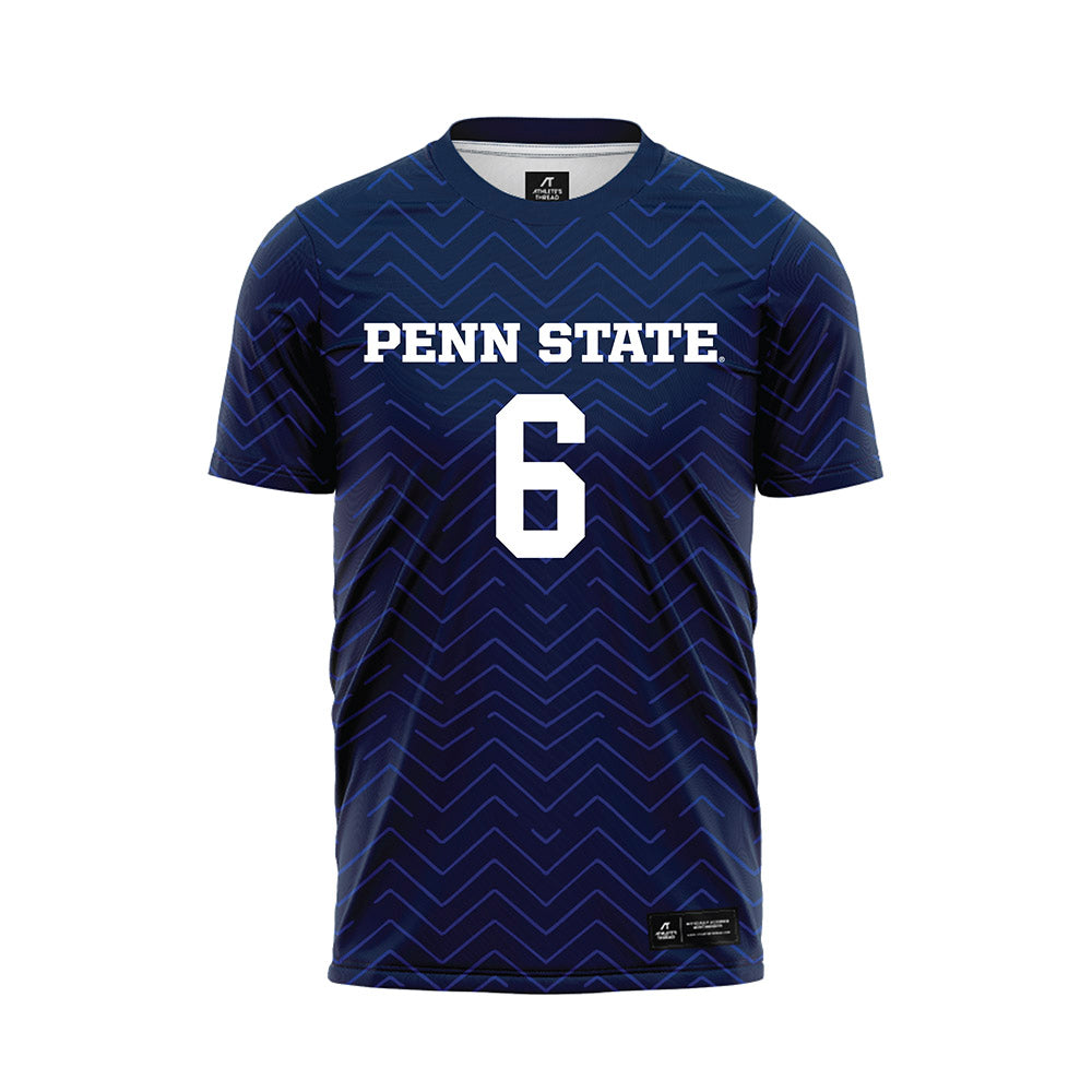 Penn State - NCAA Men's Soccer : Malick Daouda - Navy Soccer Jersey-0
