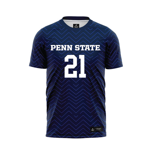 Penn State - NCAA Men's Soccer : Ben Madore - Navy Soccer Jersey-0