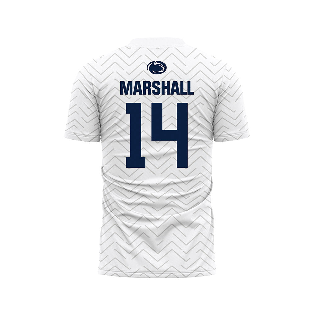 Penn State - NCAA Men's Soccer : Morgan Marshall - White Soccer Jersey-1