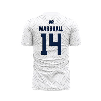 Penn State - NCAA Men's Soccer : Morgan Marshall - White Soccer Jersey-1