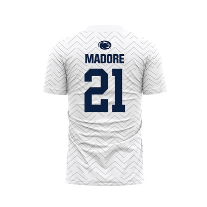 Penn State - NCAA Men's Soccer : Ben Madore - White Soccer Jersey-1