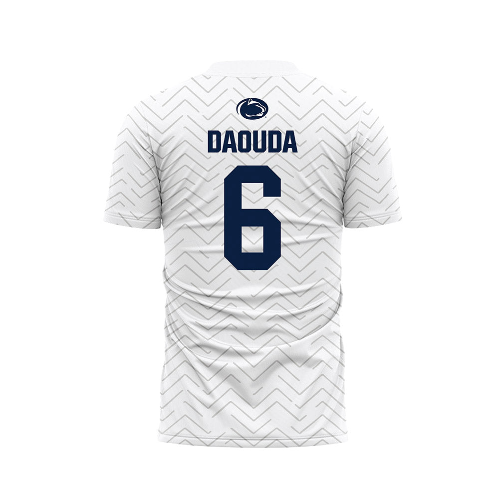 Penn State - NCAA Men's Soccer : Malick Daouda - White Soccer Jersey-1
