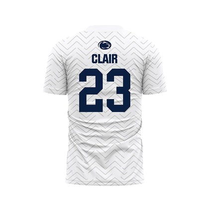 Penn State - NCAA Men's Soccer : Conor Clair - White Soccer Jersey-1
