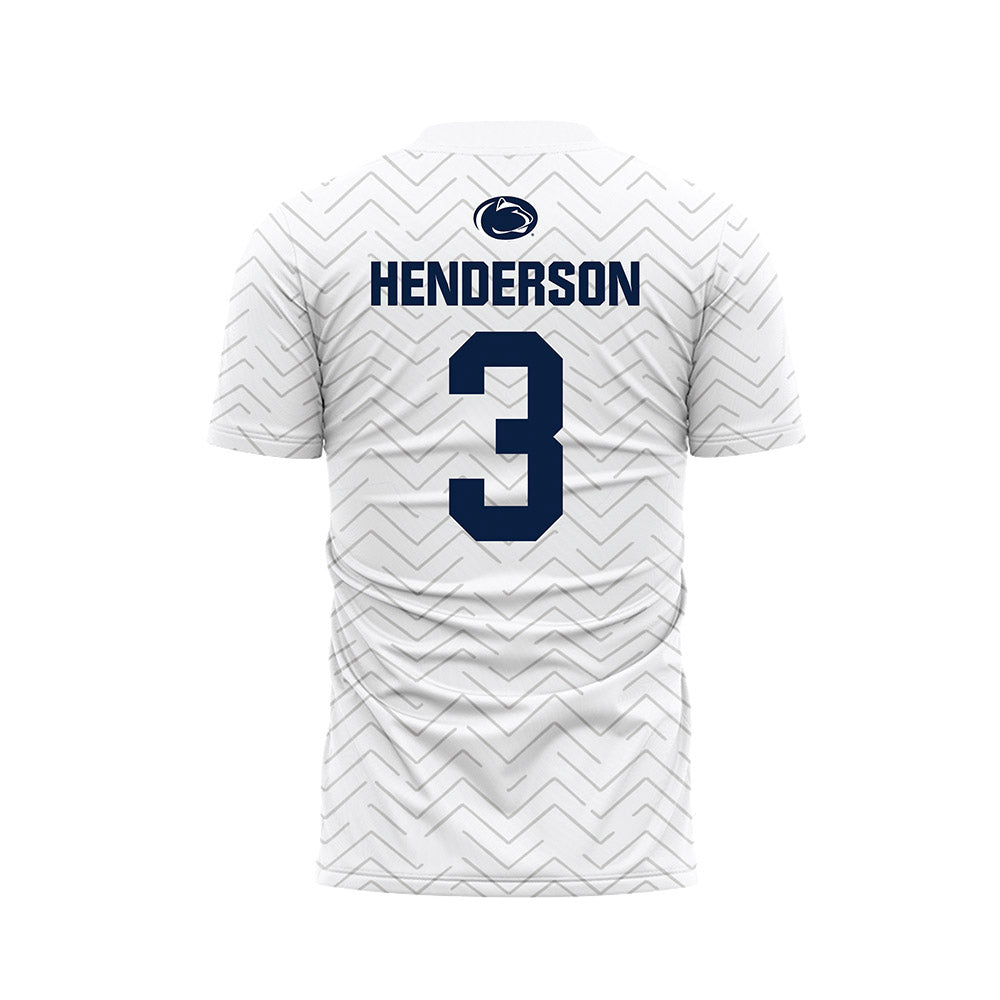 Penn State - NCAA Men's Soccer : Matthew Henderson - White Soccer Jersey-1