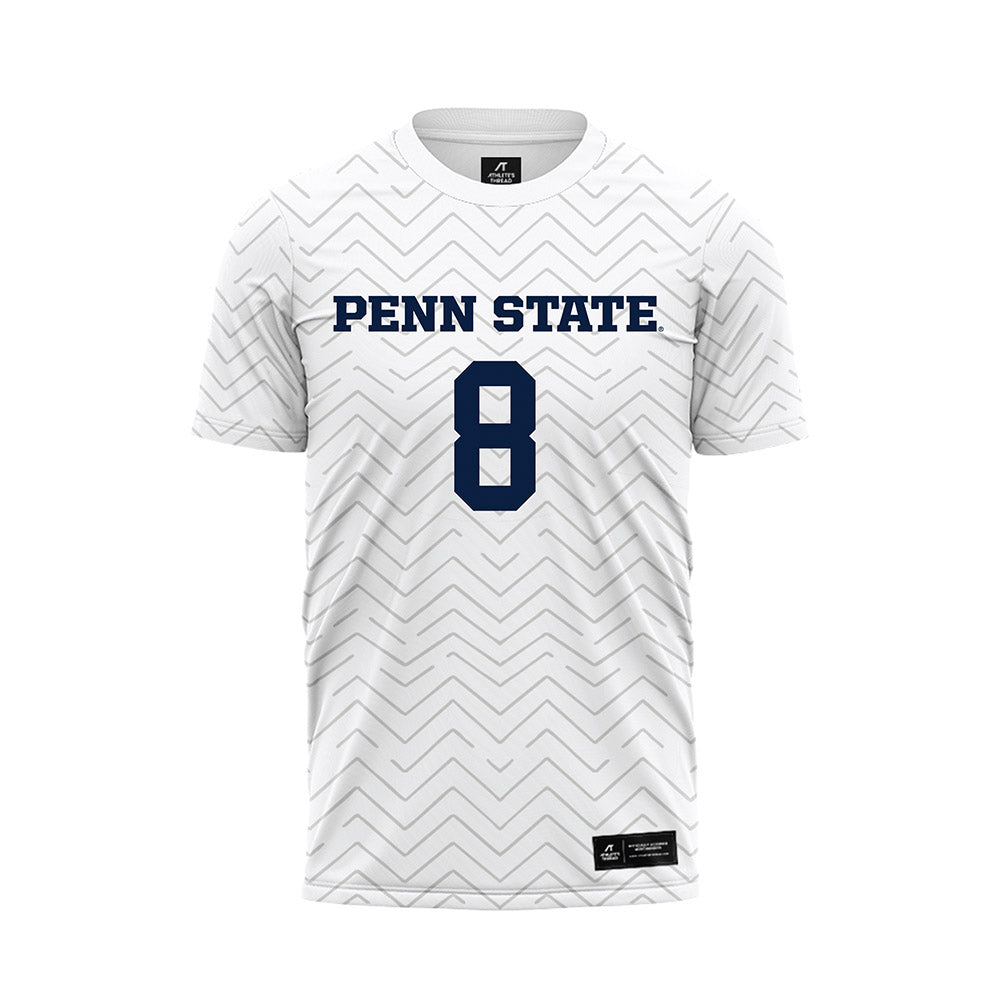 Penn State - NCAA Men's Soccer : Christian Dionne - White Soccer Jersey-0
