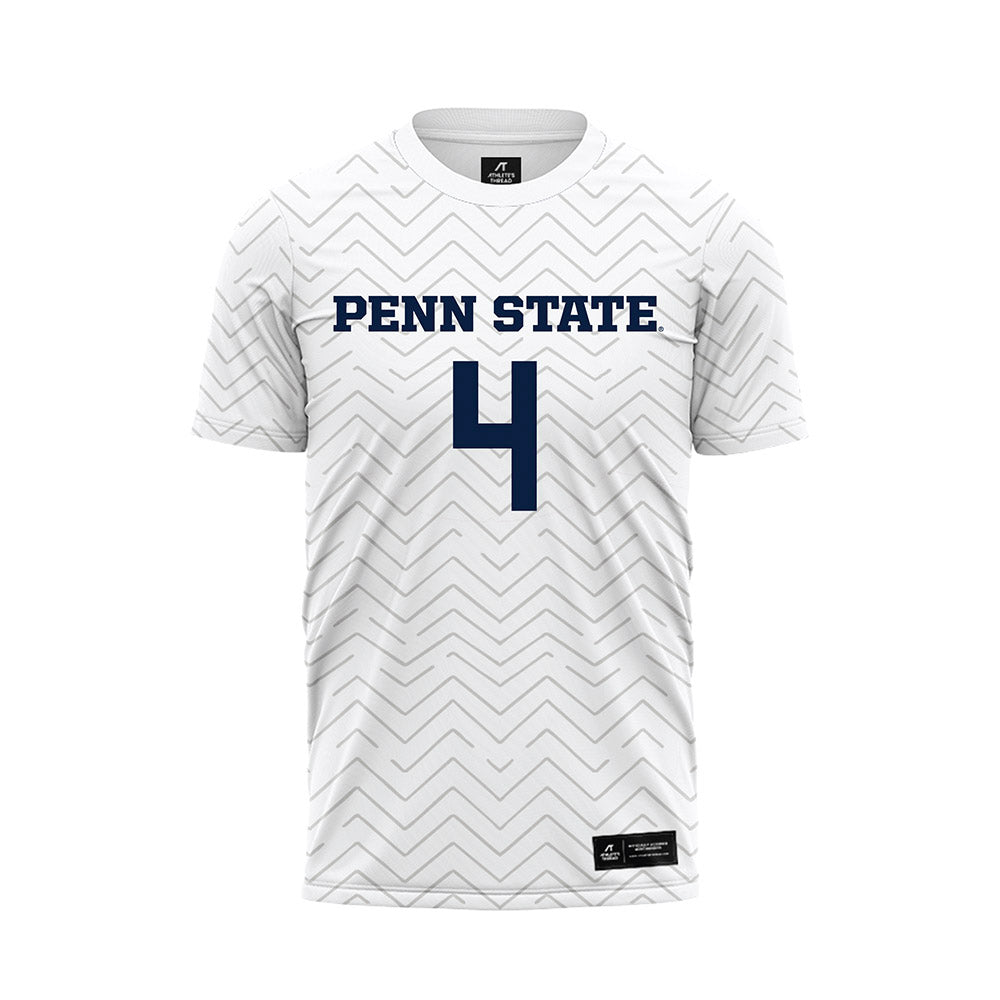 Penn State - NCAA Men's Soccer : Samuel Ovesen - White Soccer Jersey-0