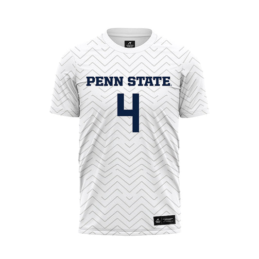 Penn State - NCAA Men's Soccer : Samuel Ovesen - White Soccer Jersey-0