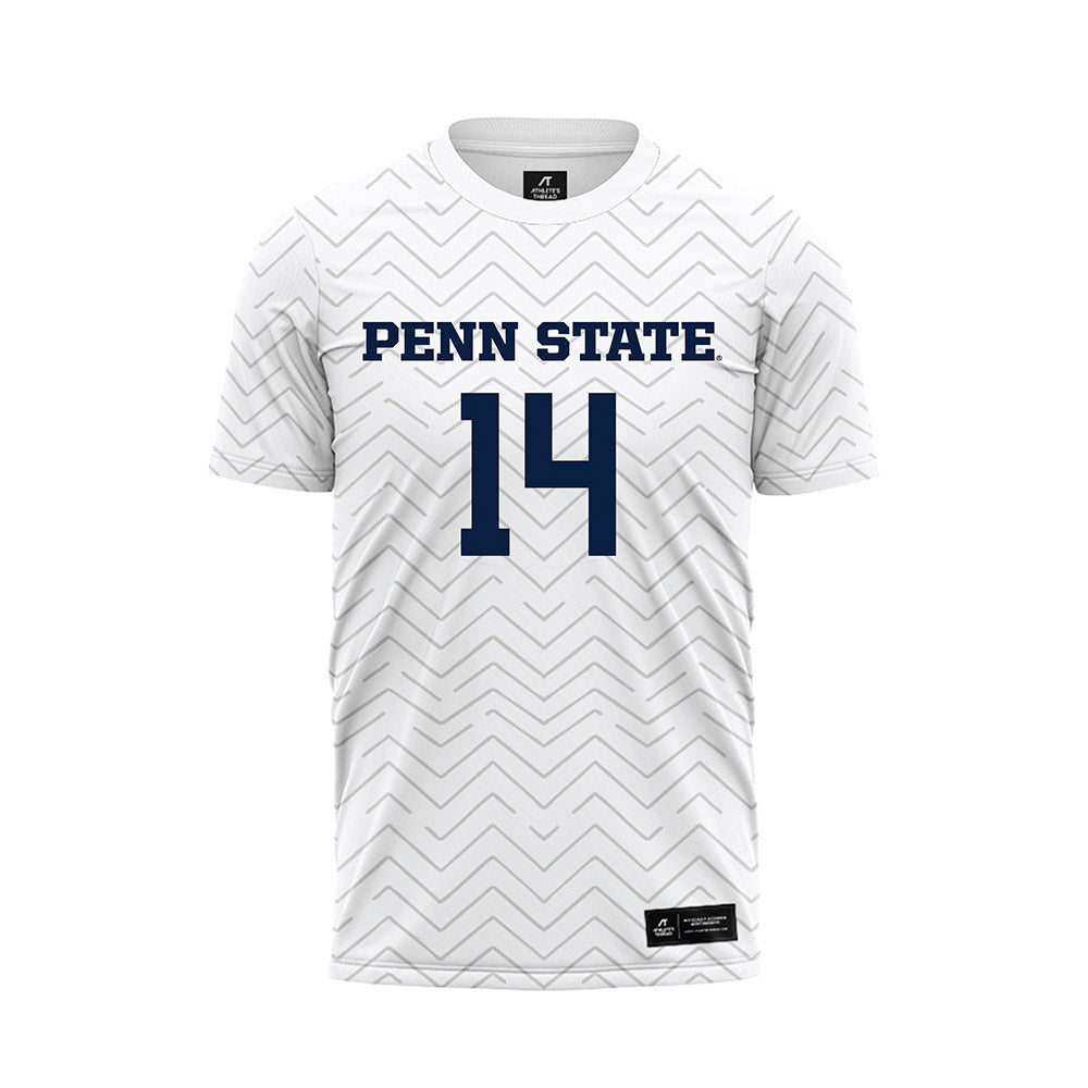 Penn State - NCAA Men's Soccer : Morgan Marshall - White Soccer Jersey-0