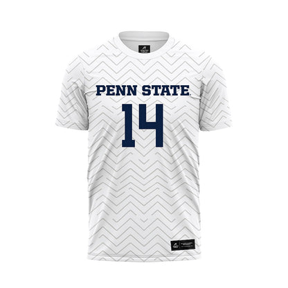 Penn State - NCAA Men's Soccer : Morgan Marshall - White Soccer Jersey-0