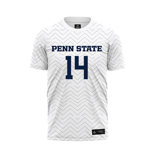 Penn State - NCAA Men's Soccer : Morgan Marshall - White Soccer Jersey-0