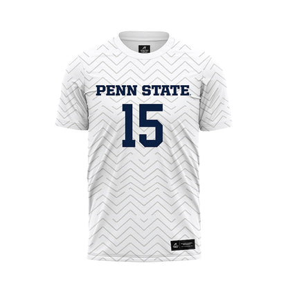Penn State - NCAA Men's Soccer : Matt Eger - White Soccer Jersey-0