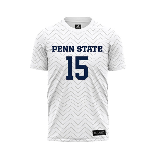 Penn State - NCAA Men's Soccer : Matt Eger - White Soccer Jersey-0