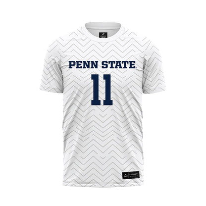 Penn State - NCAA Men's Soccer : Caden Grabfelder - White Soccer Jersey-0
