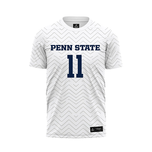 Penn State - NCAA Men's Soccer : Caden Grabfelder - White Soccer Jersey-0