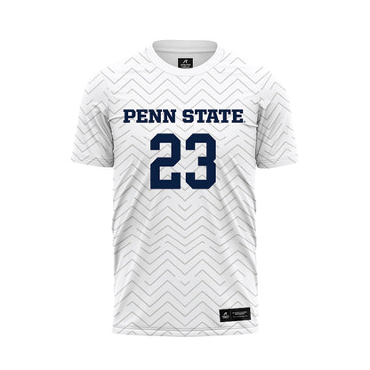 Penn State - NCAA Men's Soccer : Conor Clair - White Soccer Jersey-0
