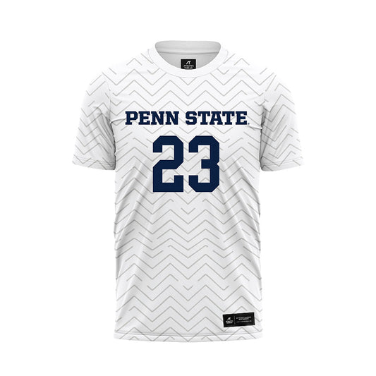 Penn State - NCAA Men's Soccer : Conor Clair - White Soccer Jersey-0