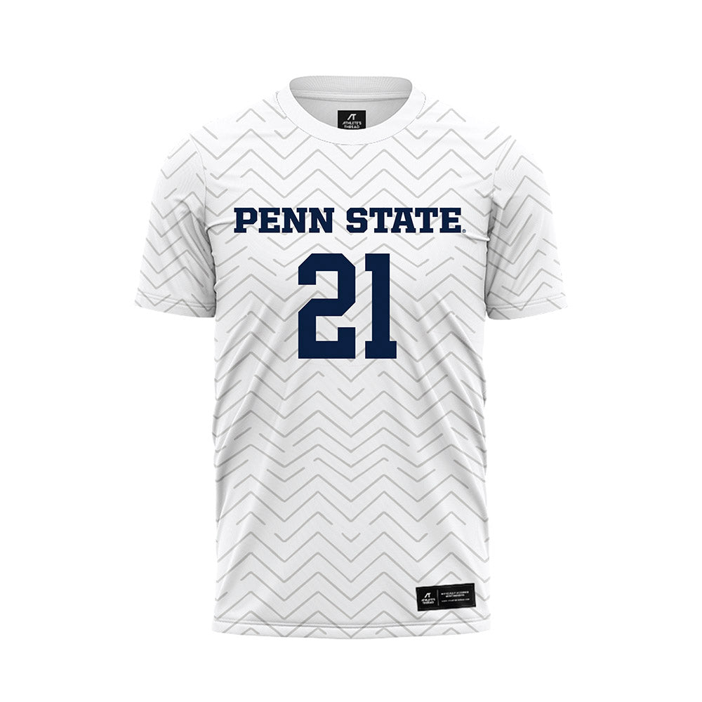 Penn State - NCAA Men's Soccer : Ben Madore - White Soccer Jersey-0