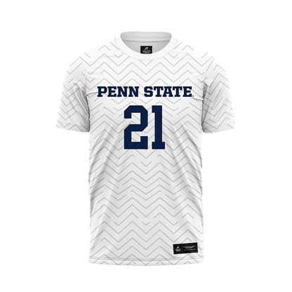 Penn State - NCAA Men's Soccer : Ben Madore - White Soccer Jersey-0