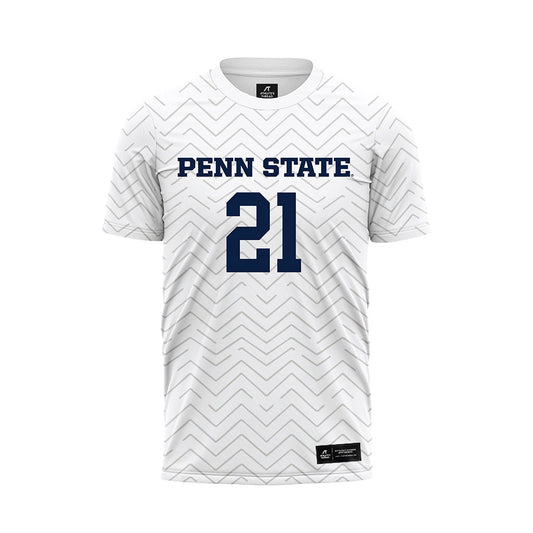 Penn State - NCAA Men's Soccer : Ben Madore - White Soccer Jersey-0
