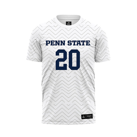 Penn State - NCAA Men's Soccer : Ben Liscum - White Soccer Jersey-0