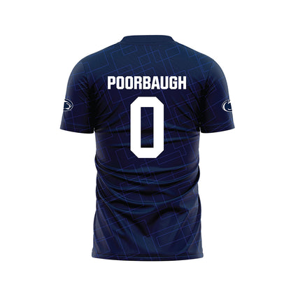 Penn State - NCAA Women's Soccer : Amanda Poorbaugh - Navy Soccer Jersey-1